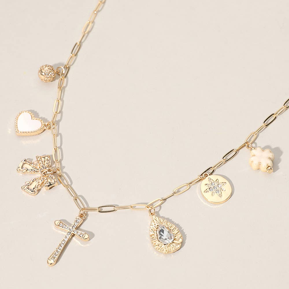 Cross Charm Necklace