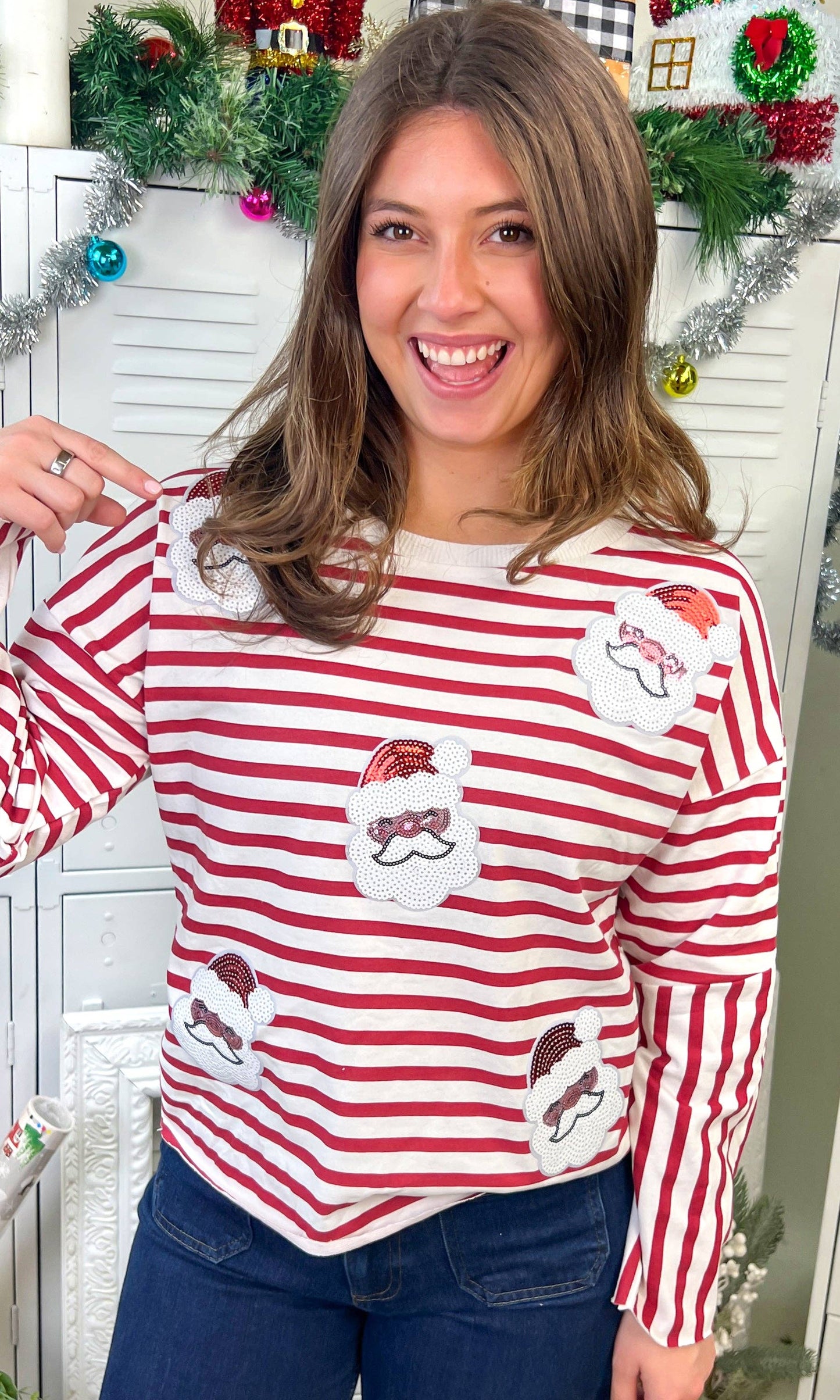 Santa Baby Sequin Shirt