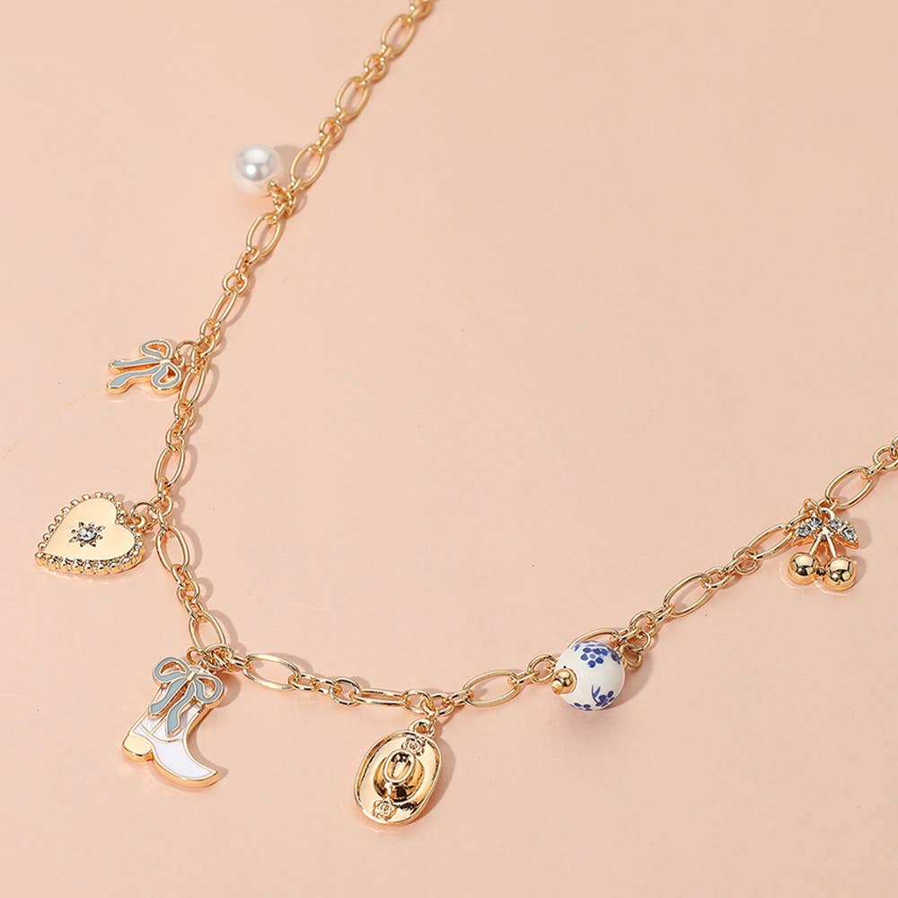 Southern Roots Charm Necklace