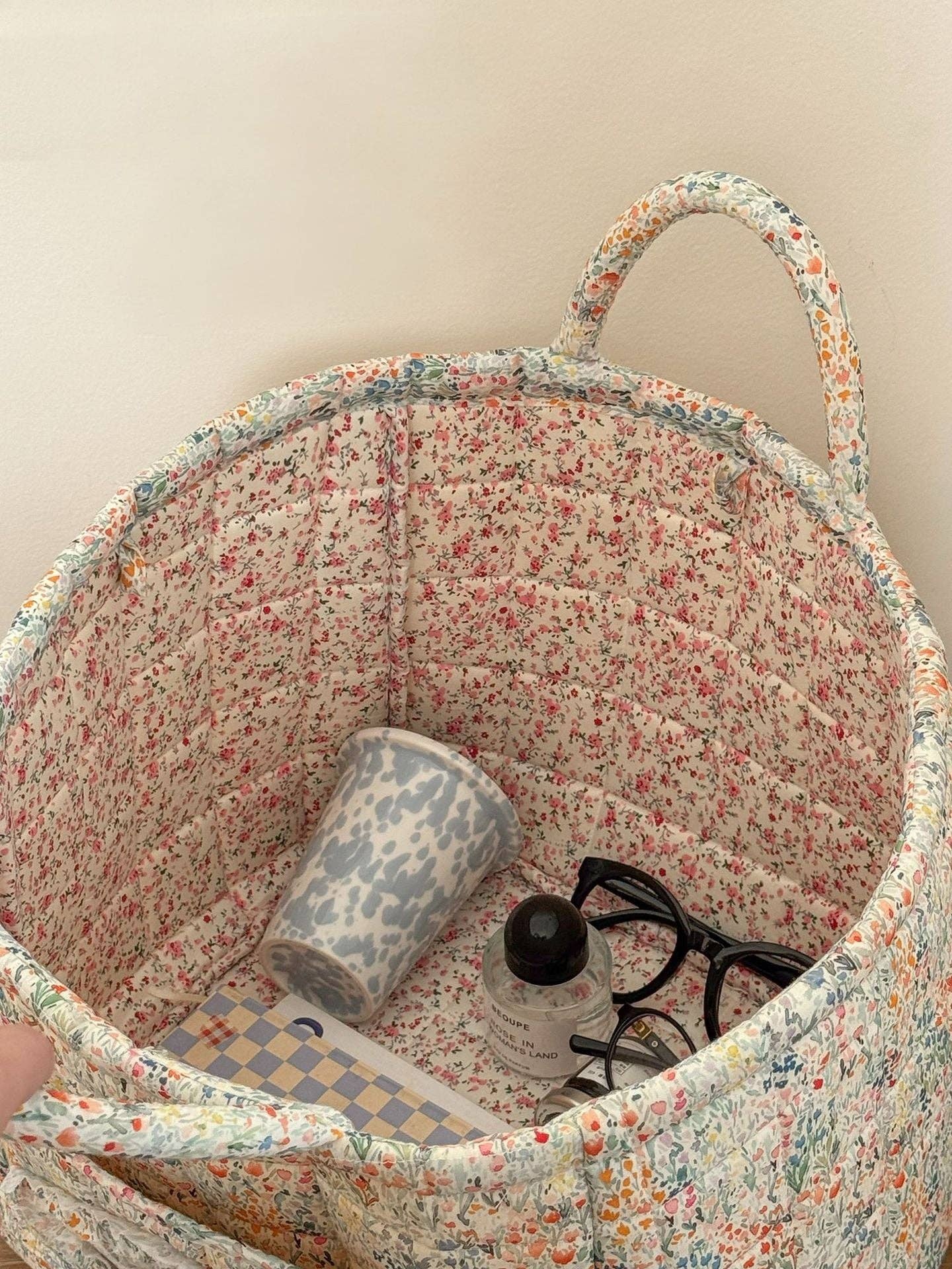 Quilted Storage Tote