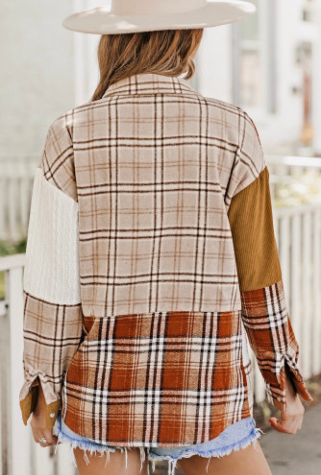 Patchwork Picnic Corduroy Jacket