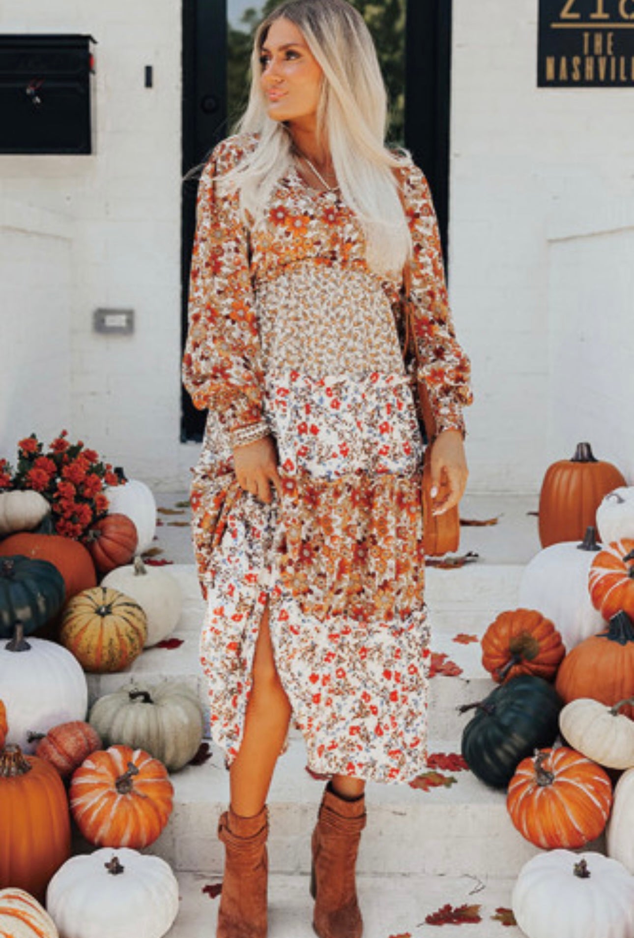 Take Me to the Apple Orchard Midi Dress