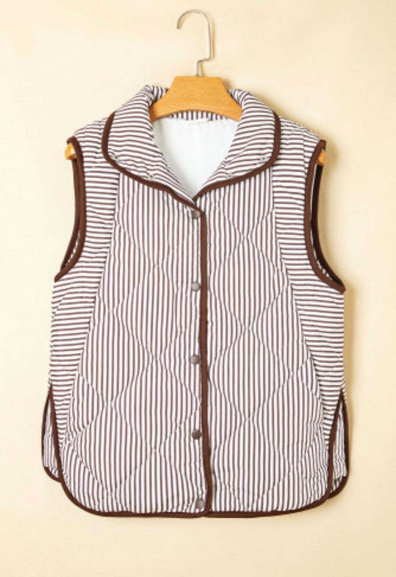 Crisp Mornings Striped Vest