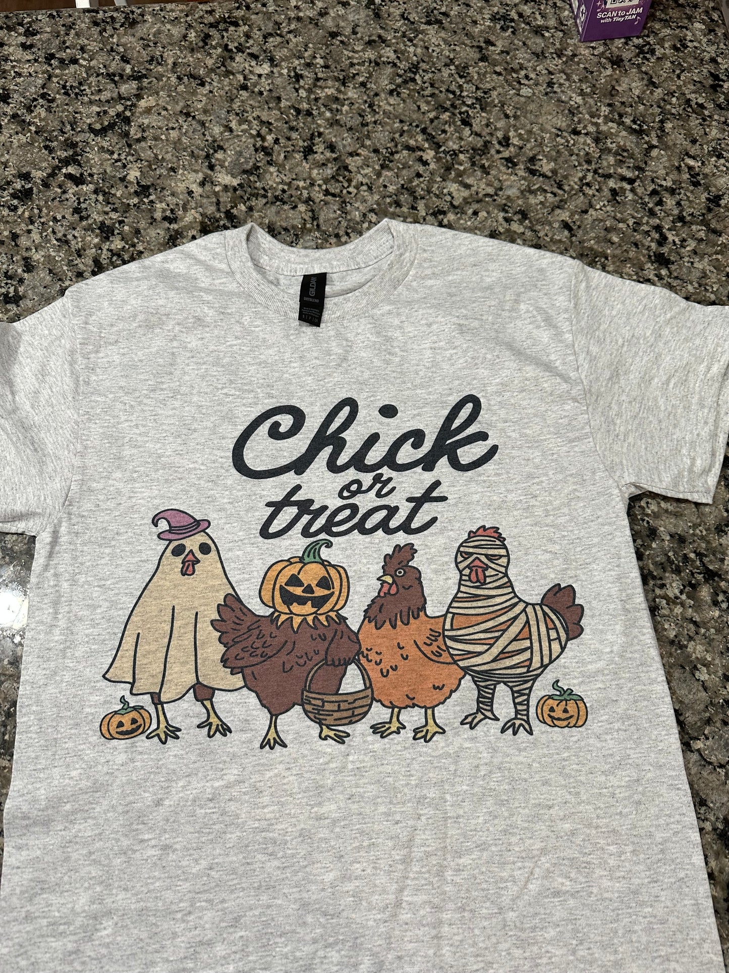 Chick or Treat Vintage Graphic T-Shirt