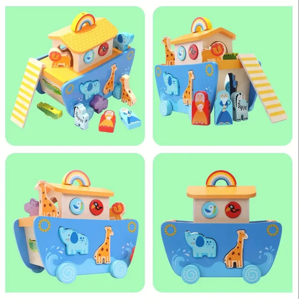 Wooden Noah Ark's Toy