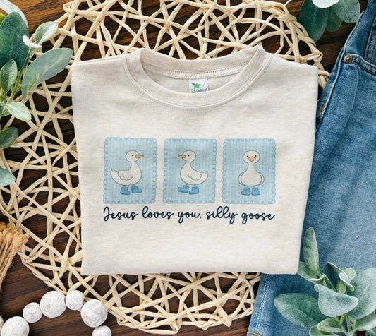 Jesus Loves You Silly Goose T-Shirt