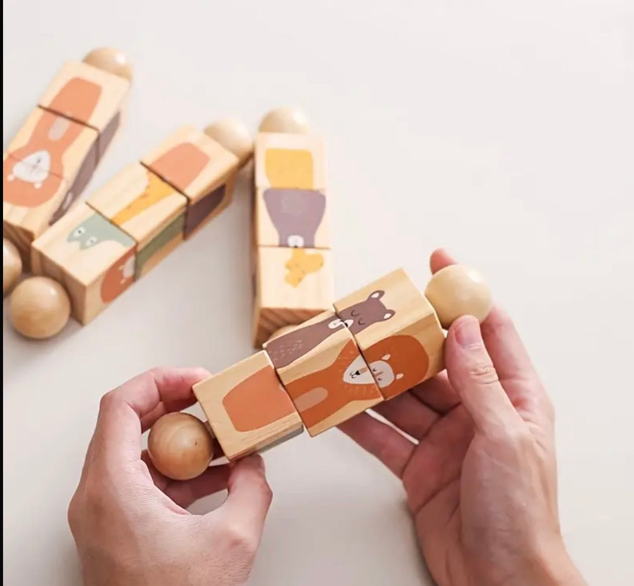 Wooden Portable Animal Puzzles
