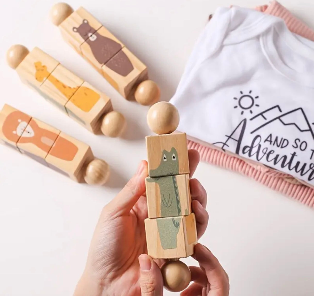 Wooden Portable Animal Puzzles
