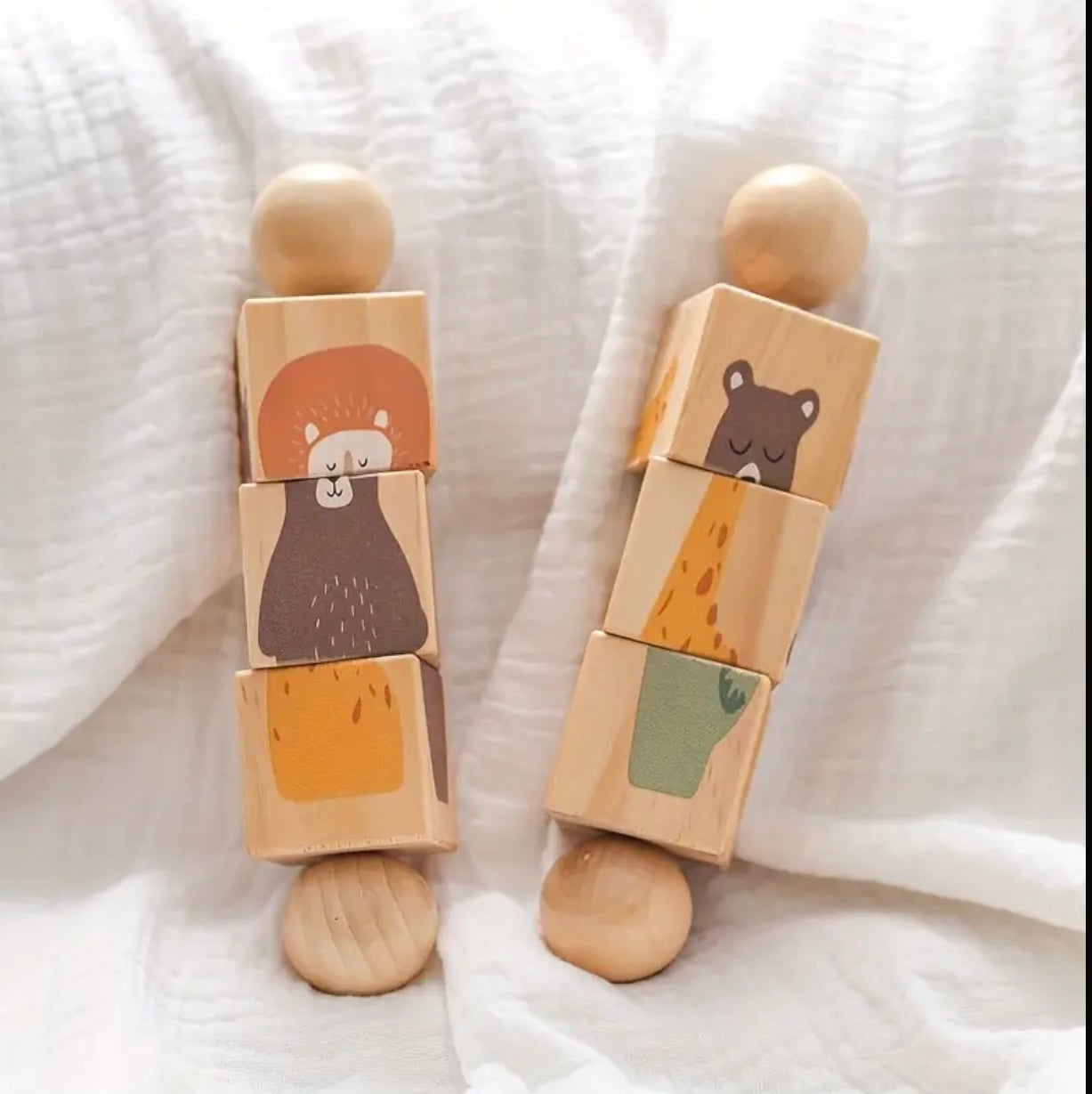 Wooden Portable Animal Puzzles