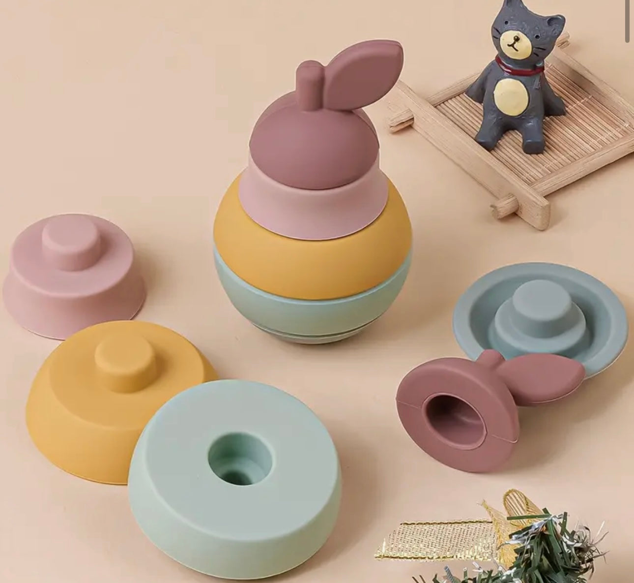 Pear Stacking Teether Toy