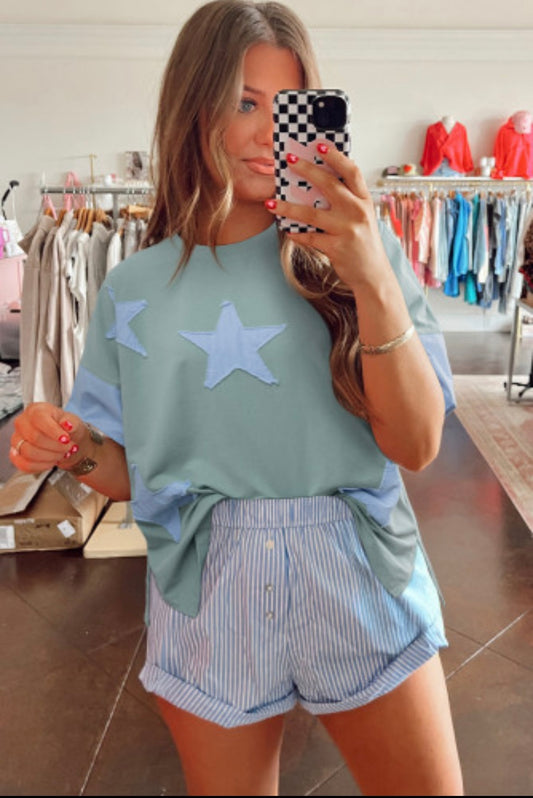 You're a Star Patchwork Top