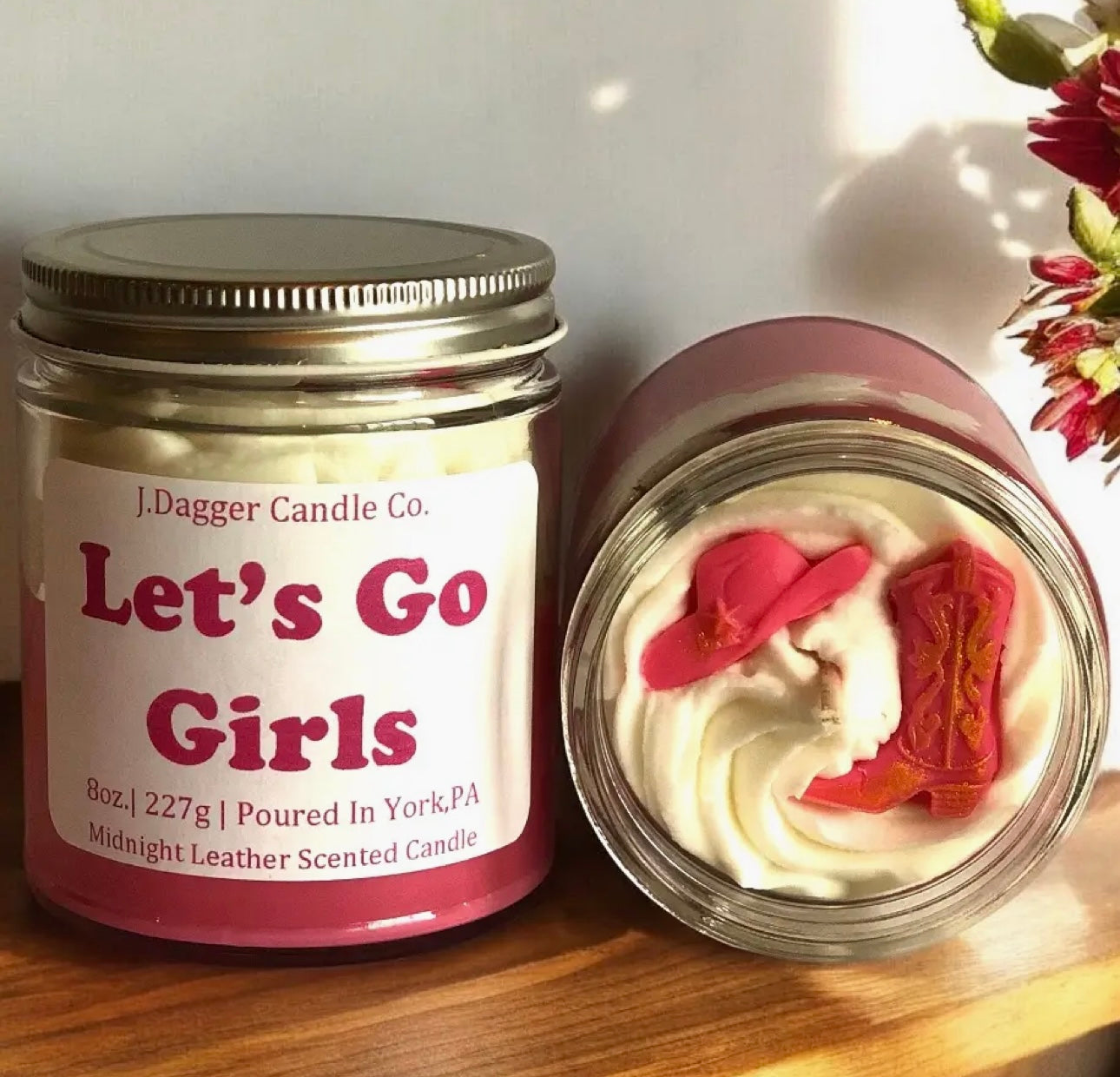 Let's Go Girls Soy Dessert Candle- 8oz