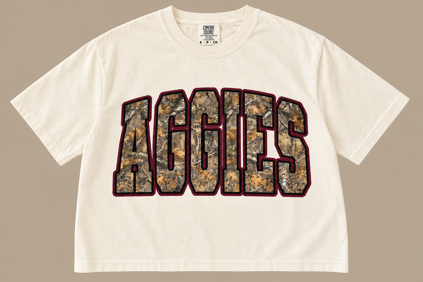 Camo Mascot- Ivory