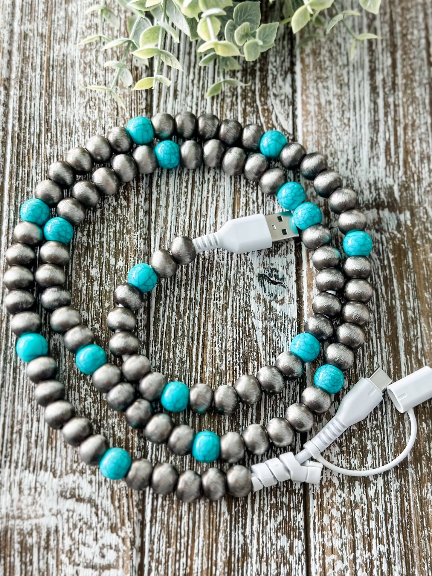Western Turquoise 2 in 1 Charger