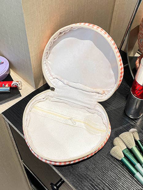 Quilted Heart Cosmetic Bag