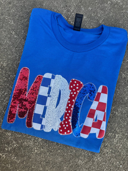 Merica Patriotic T-Shirt