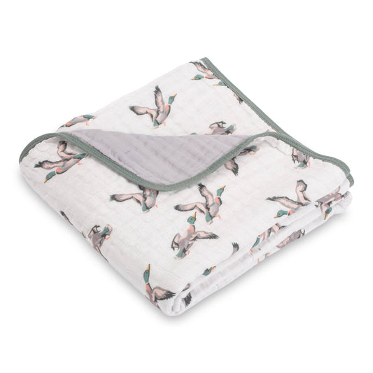 Quite Ducky Muslin Blanket