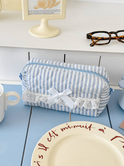 Quilted Makeup Bag