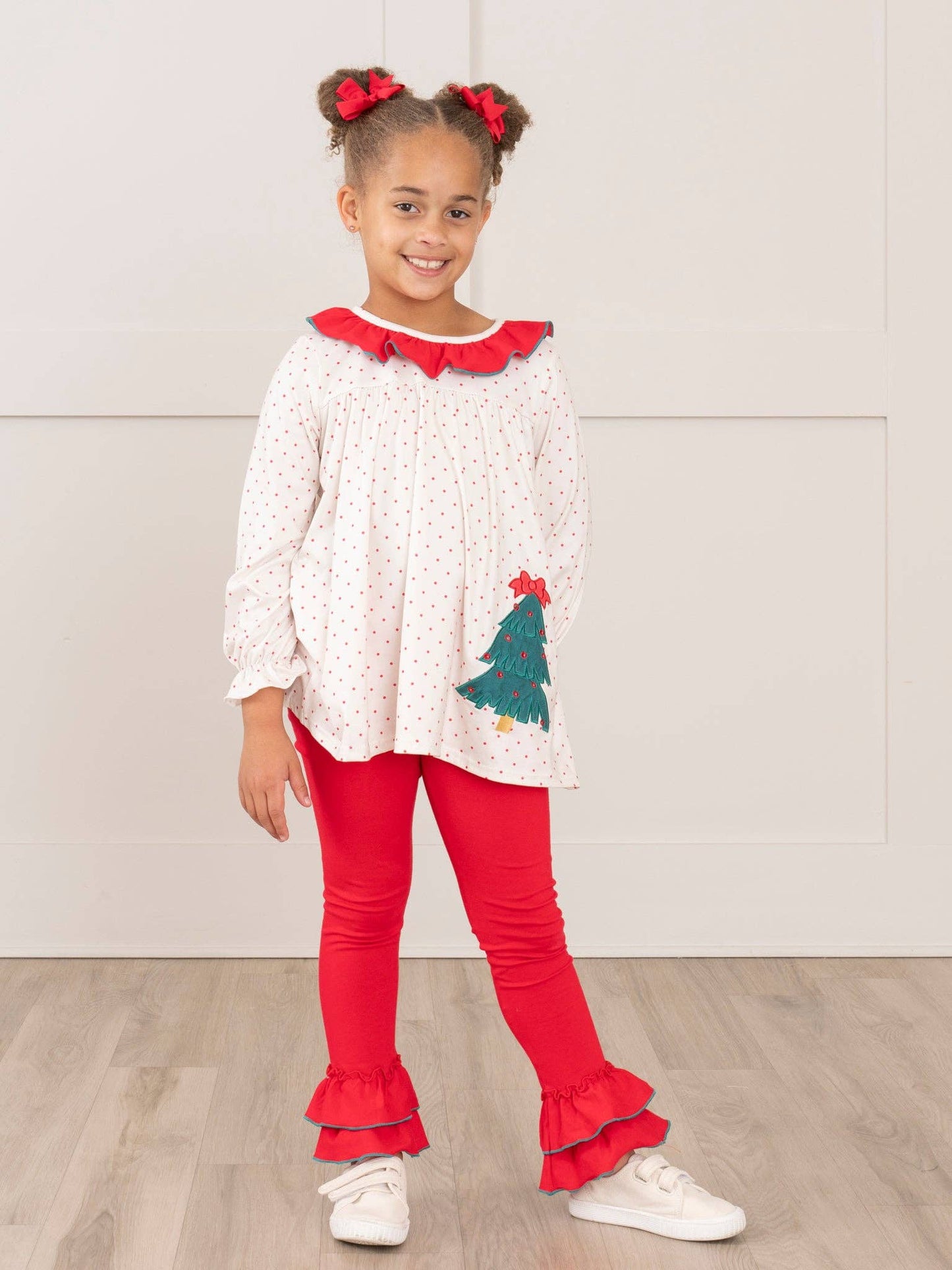 Oh Christmas Tree Ruffle Outfit