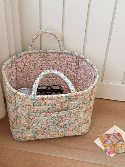 Quilted Storage Tote