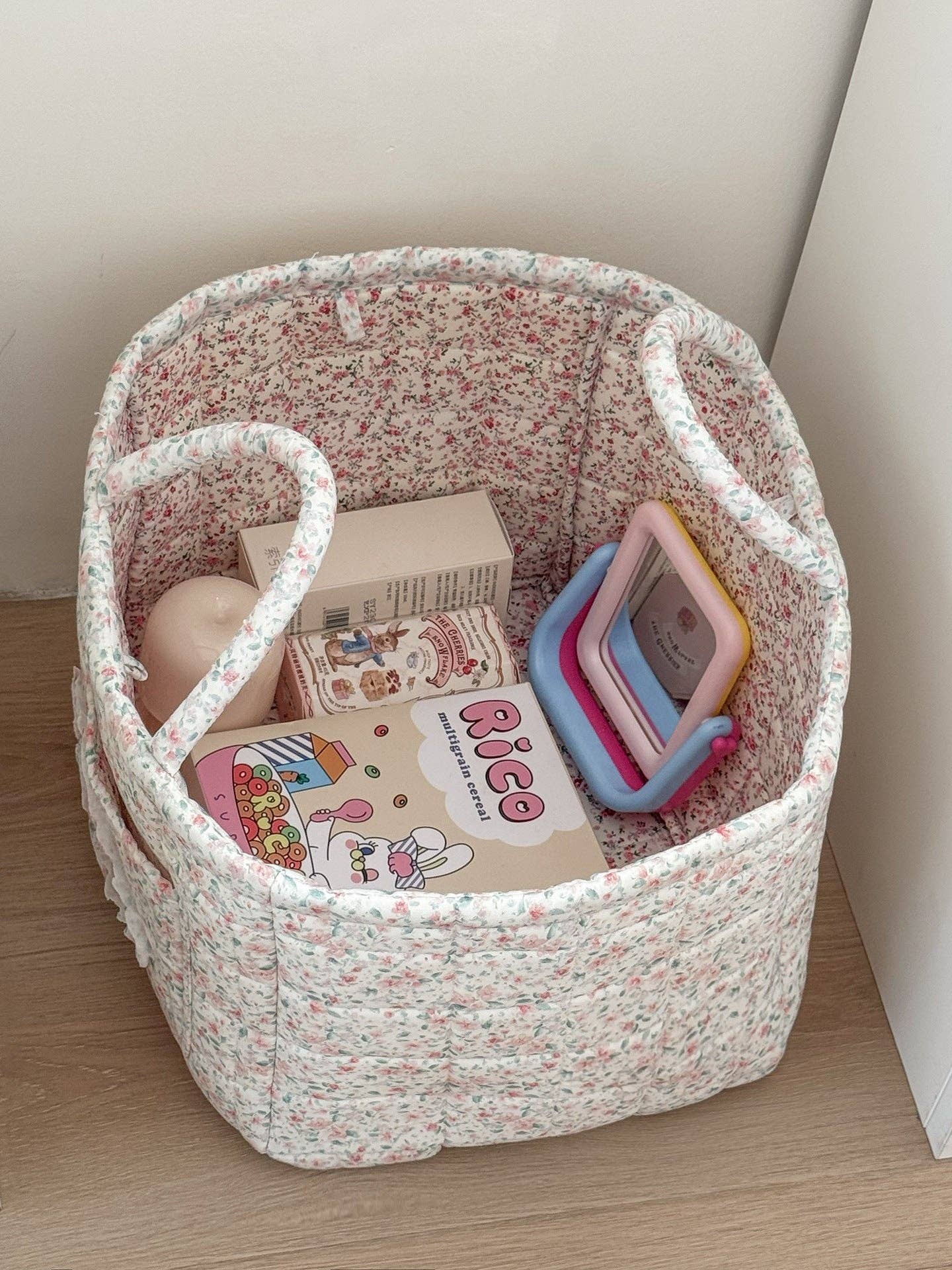 Quilted Storage Tote
