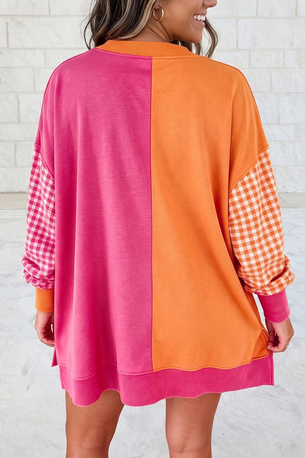 Colorblock Crewneck Sweatshirt