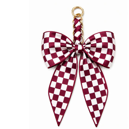 Game Day Bow Bag Charm