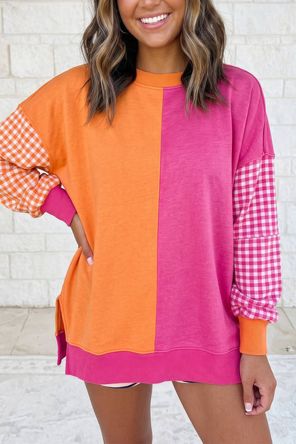 Colorblock Crewneck Sweatshirt