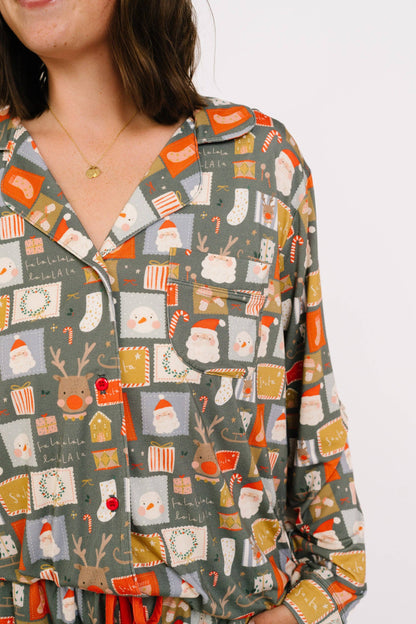 Letters To Santa Women's Bamboo Pajama Set