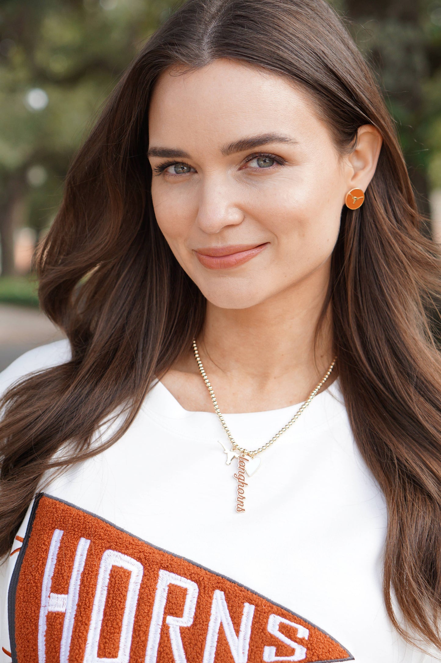 Texas Longhorns Charm Necklace
