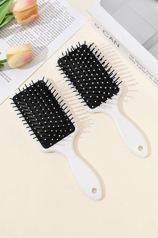 Iceland Blue Flower Print Hairbrush