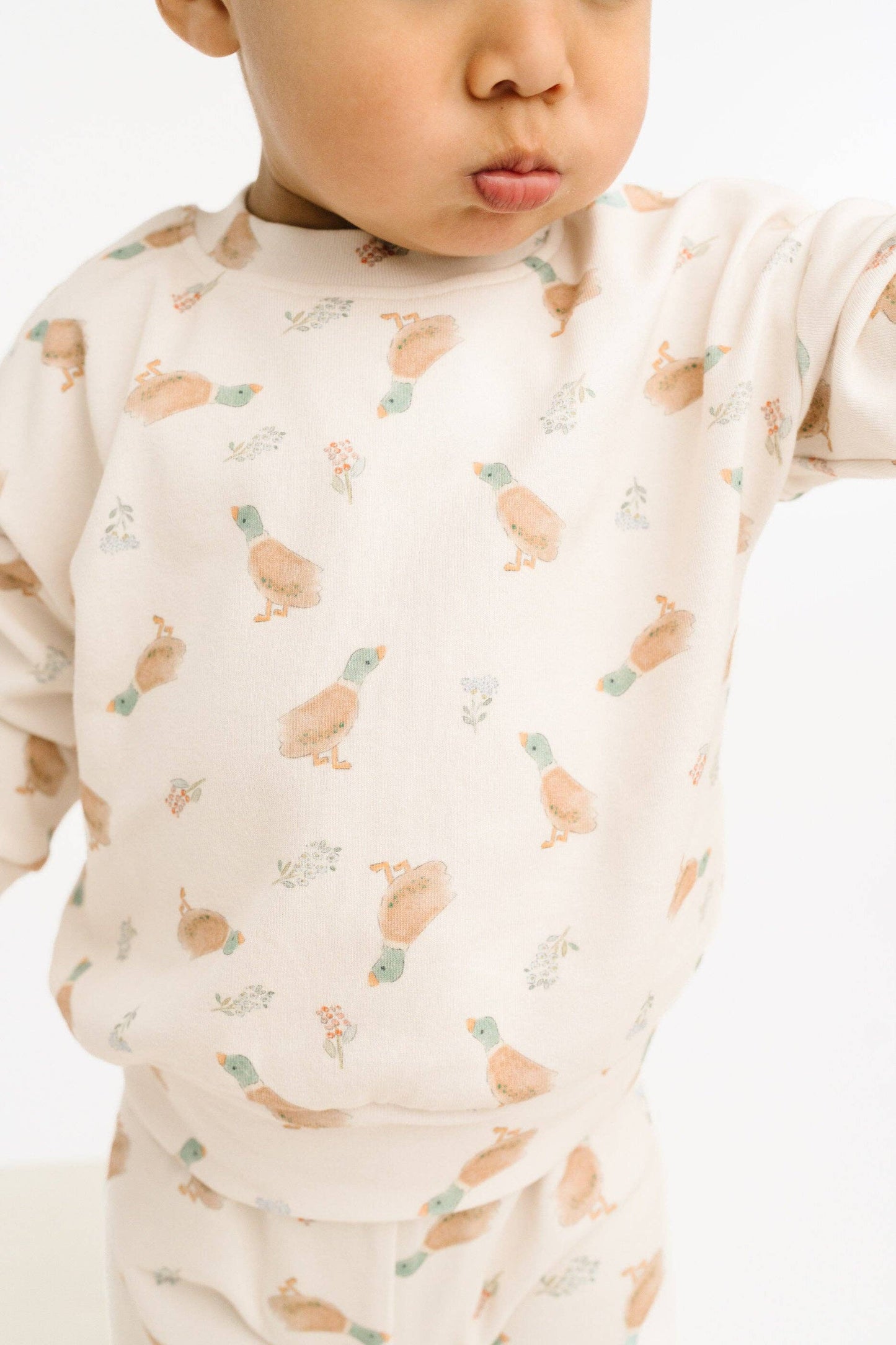 Little Mallard Duck Crewneck Set