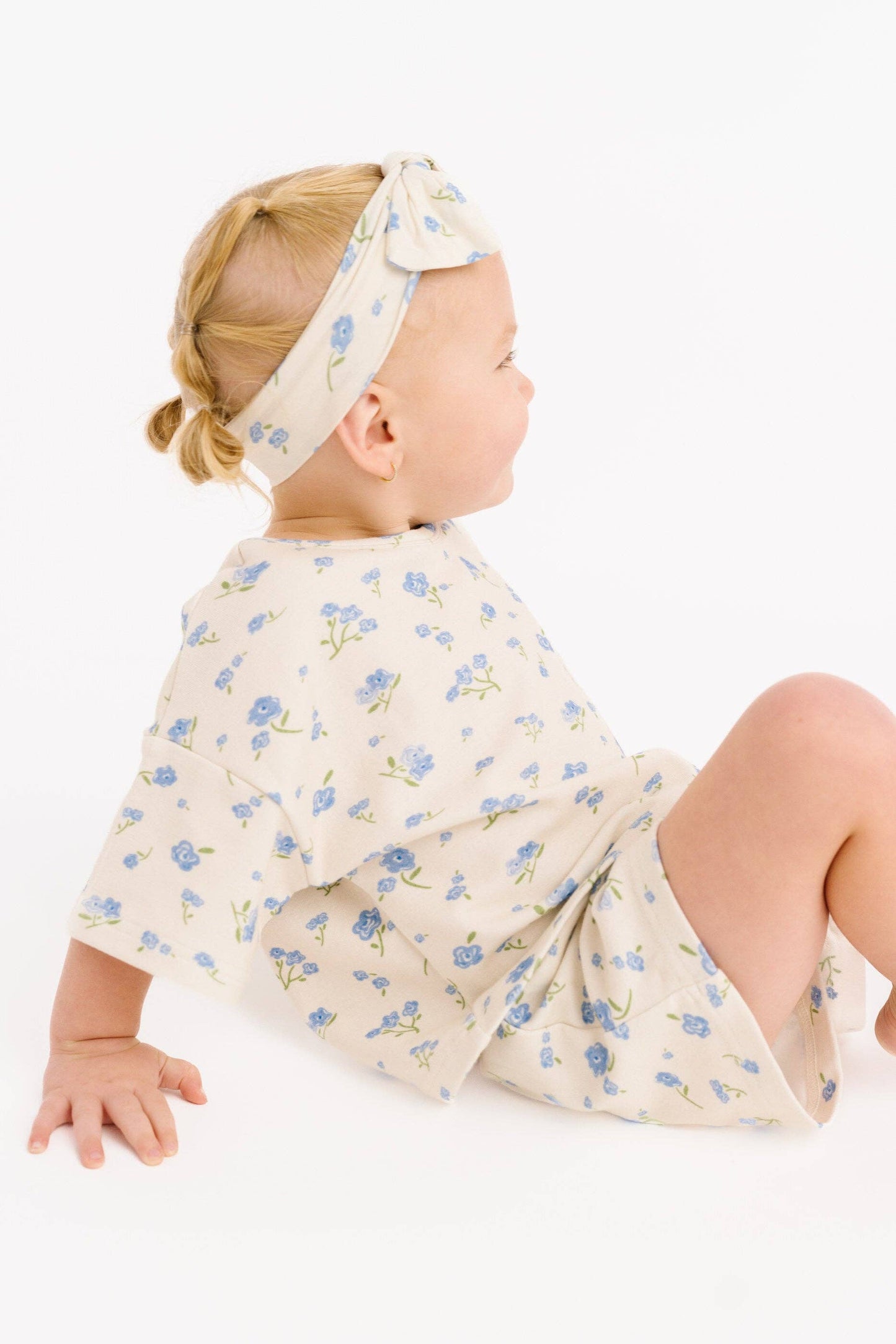 Blue Blooms Slouchy Set