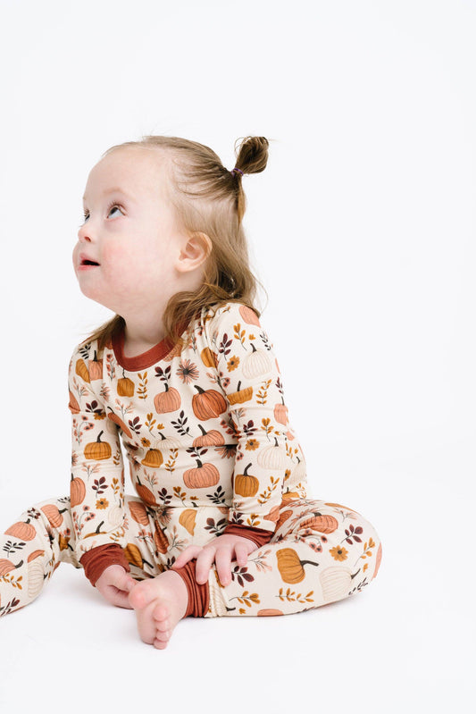 Let's Carve a Pumpkin Bamboo Pajama Set