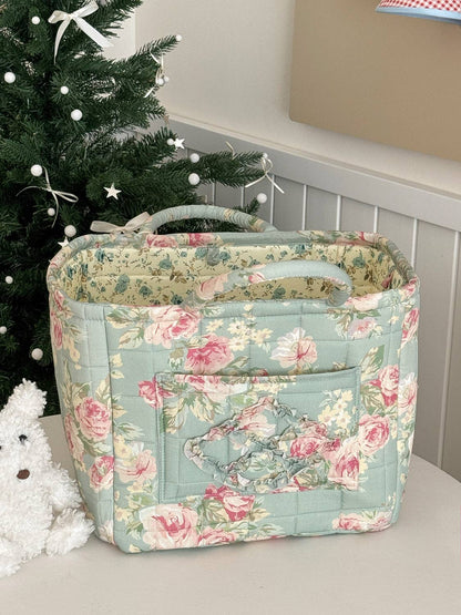 Quilted Storage Tote