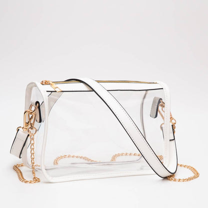Clear Rectangle Crossbody Bags