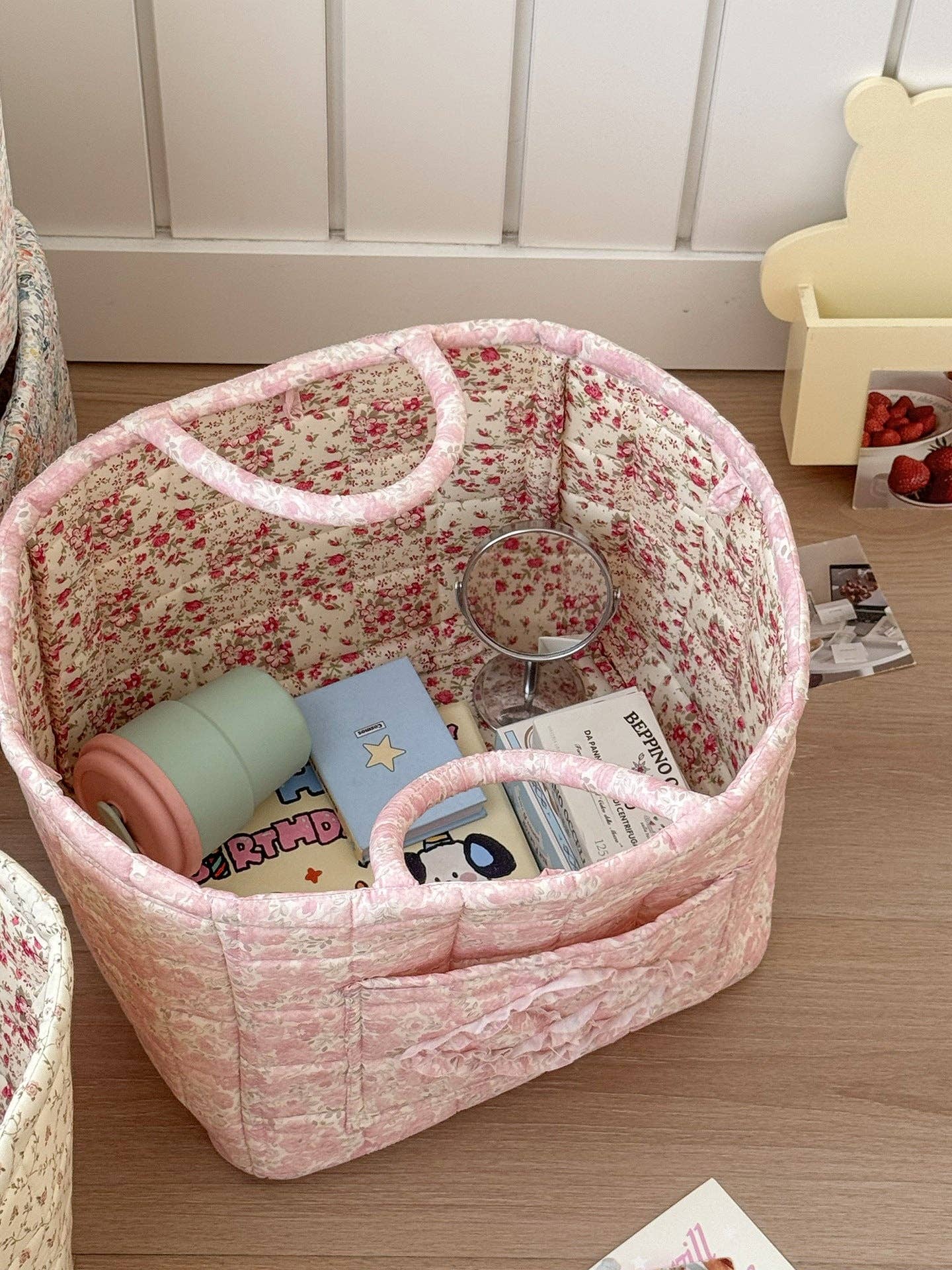 Quilted Storage Tote