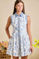 The Clara: Floral Button Down Dress