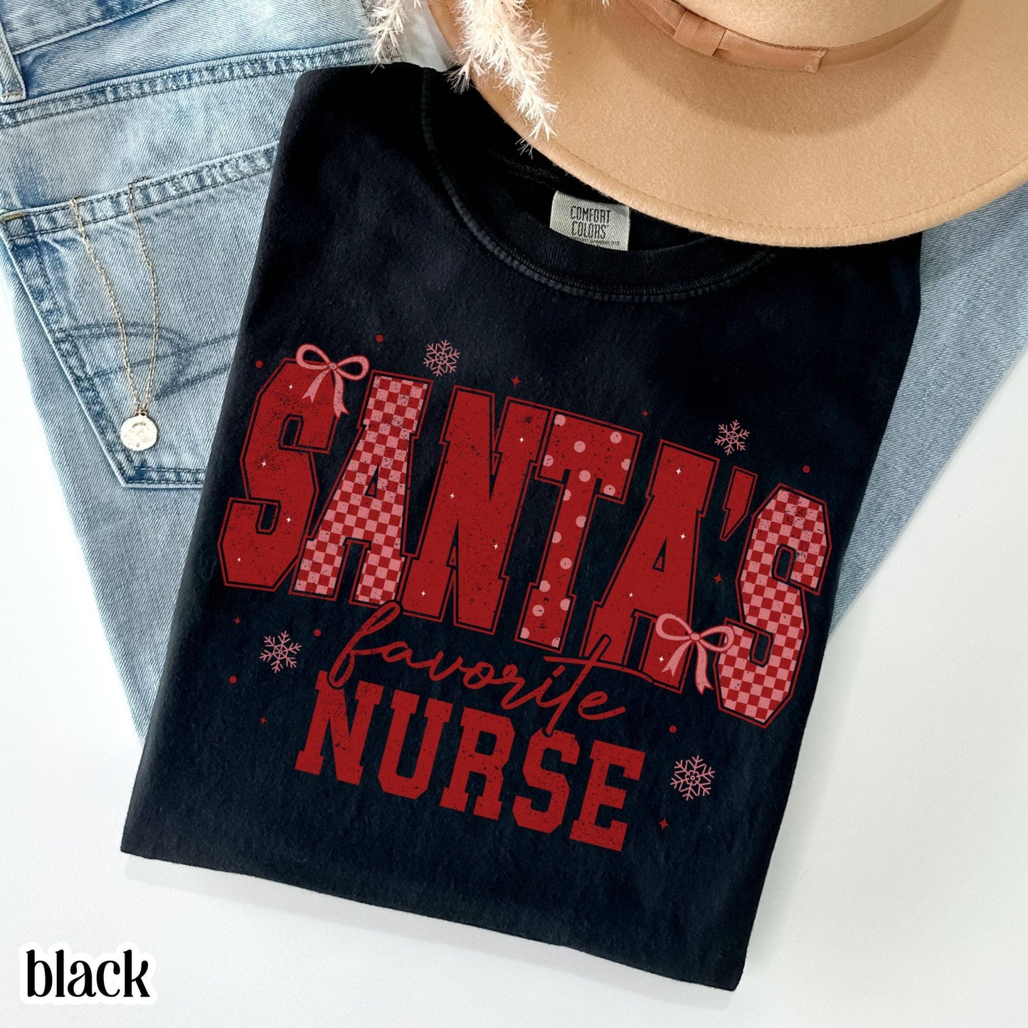 Santa's Favorite Nurse Shirt
