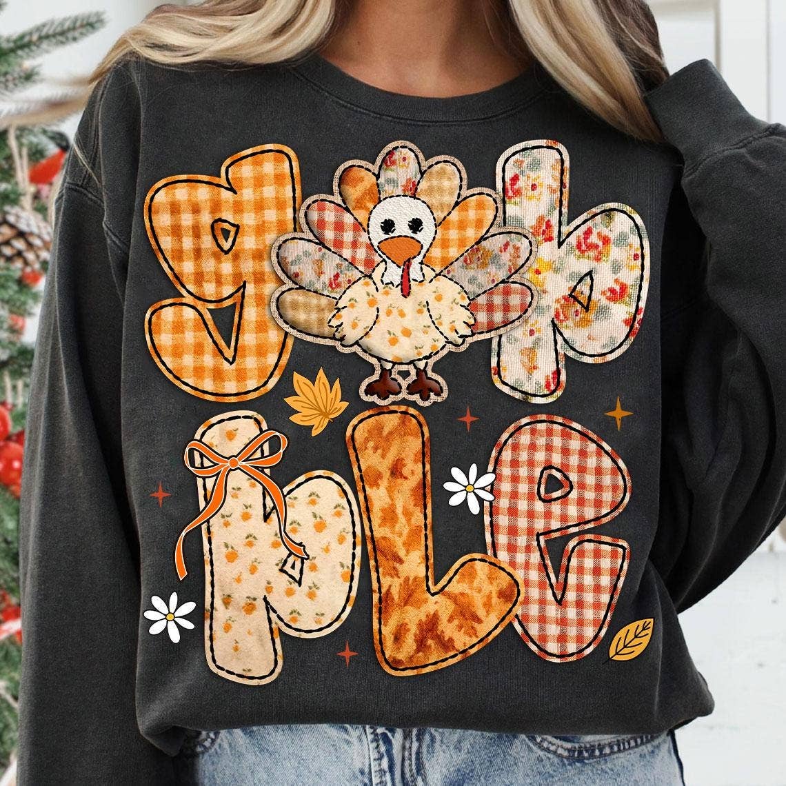 Gobble Patchwork Tee