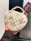 Quilted Heart Cosmetic Bag
