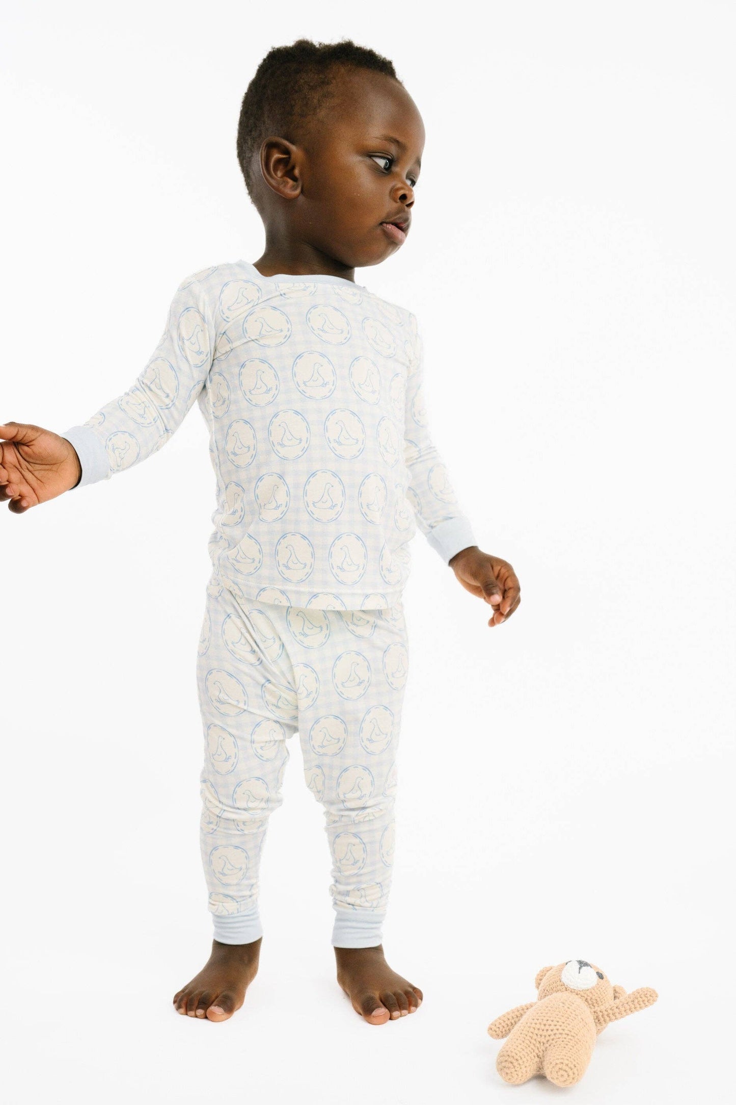 Cottage Goose Bamboo Set