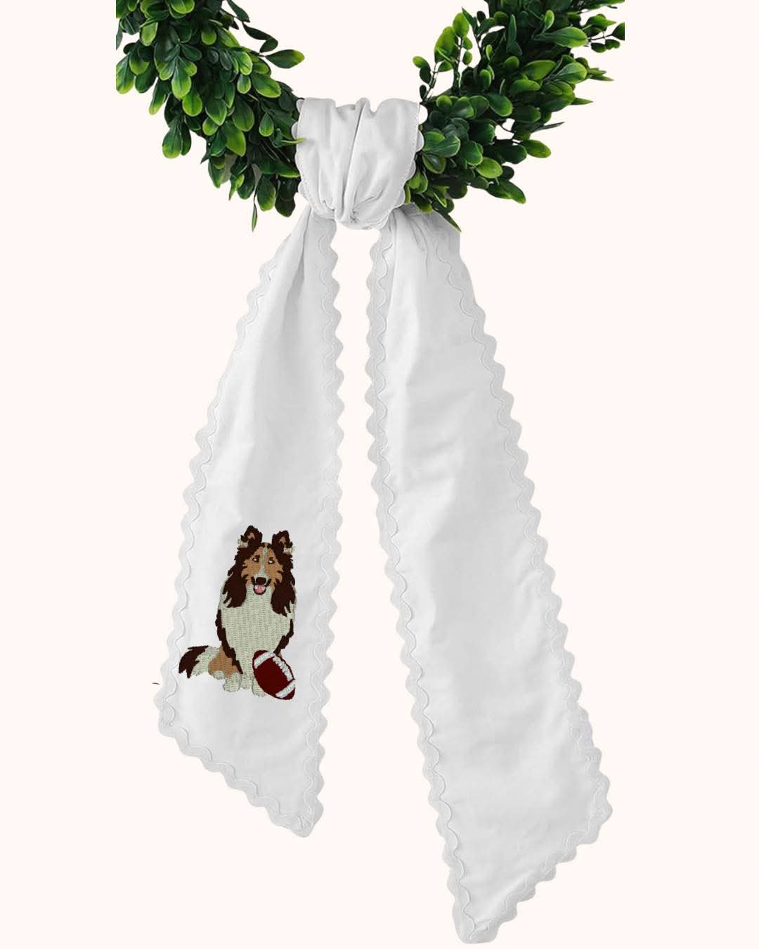 Reveille Ric Rac Wreath Sash
