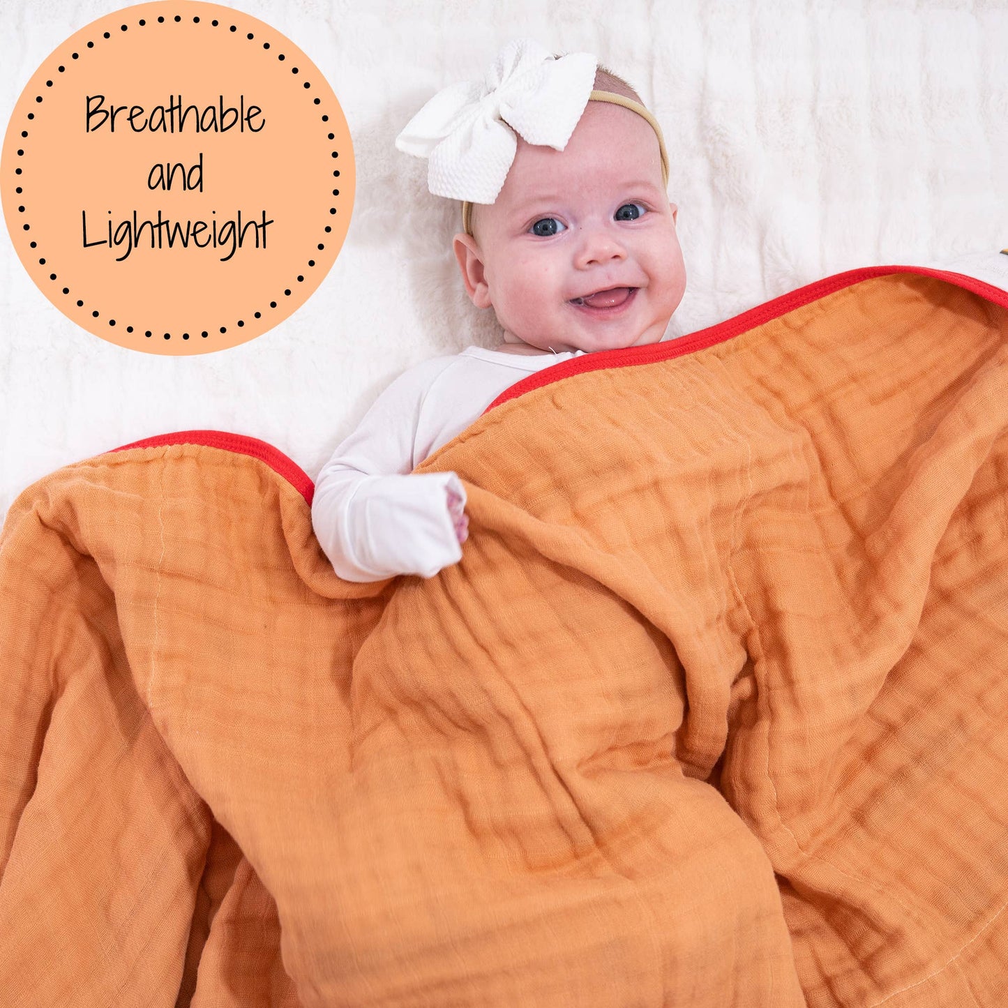 Under Construction Muslin Blanket