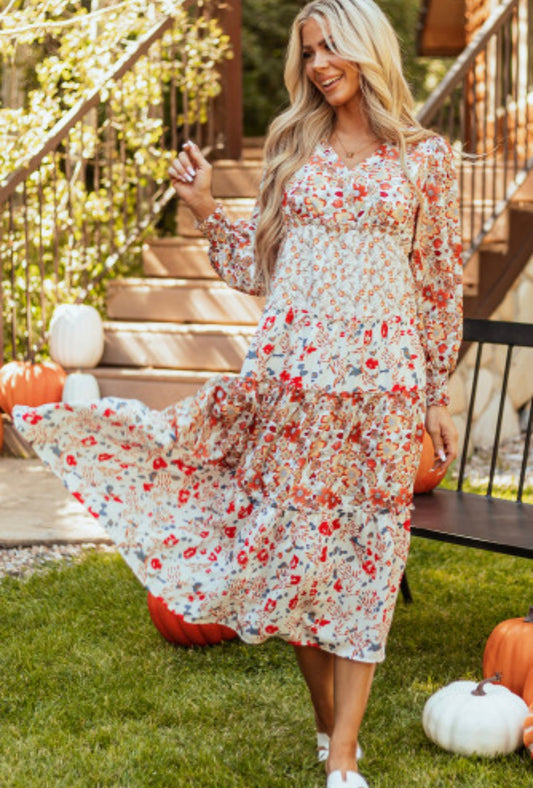 Take Me to the Apple Orchard Midi Dress