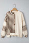 Patchwork Oversized Pullover