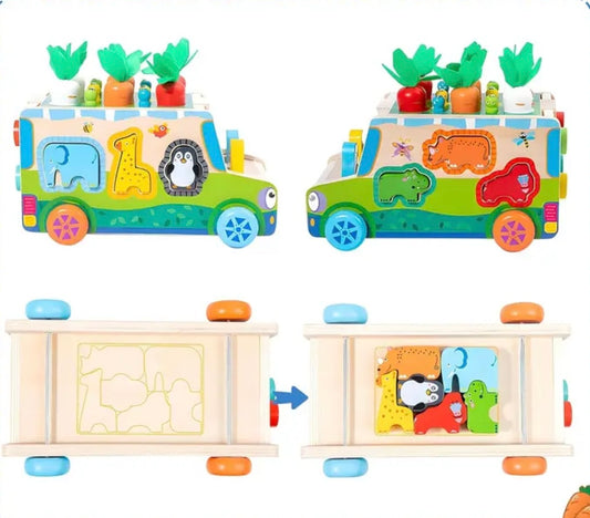 5-in-1 Wooden Learning Toy Set