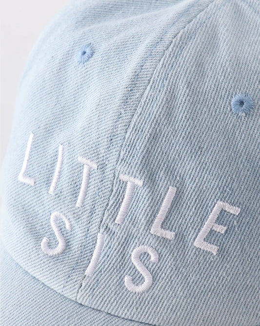 Blue Embroidery Hat- Sister