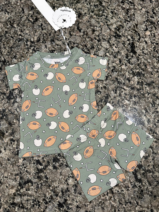 Touchdown Please Bamboo Shorts Set