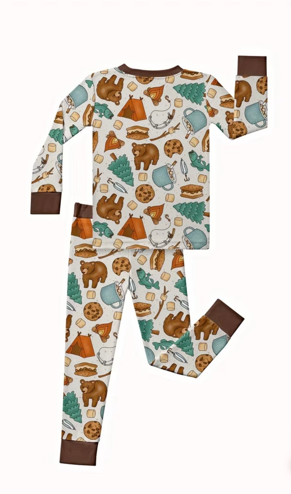 Lets Go Camping Bamboo Pajama